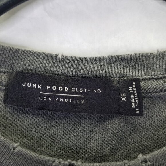 Junk Food T-shirt XS Disney Alice In Wonderland Curiouser Indie Sleeze Grung NEW - Picture 9 of 15